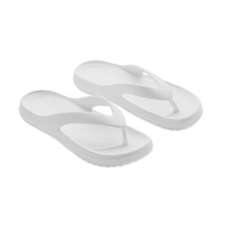 Tongs en EVA. Taille 40/41. Blanc