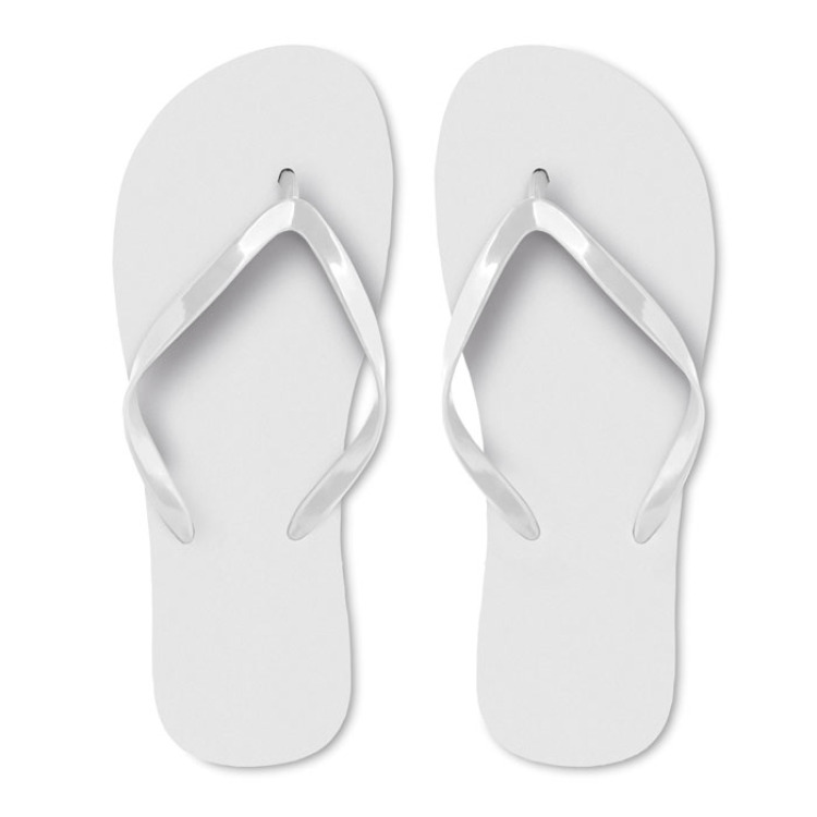 Tongs PE L Blanc (entre 40 et 43)