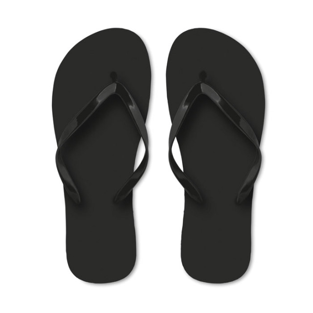 Tongs PE M Noir entre 36 et 39