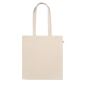 Tote bag beige | Coton recycl&eacute; 140 g/m&sup2;