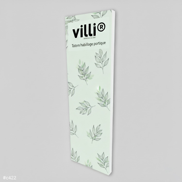 Totem habillage portique antivol