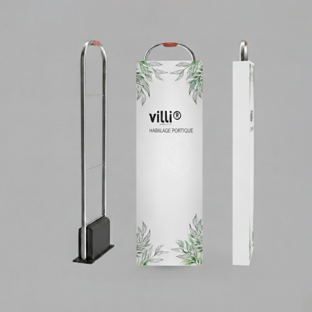 Totem habillage portique antivol