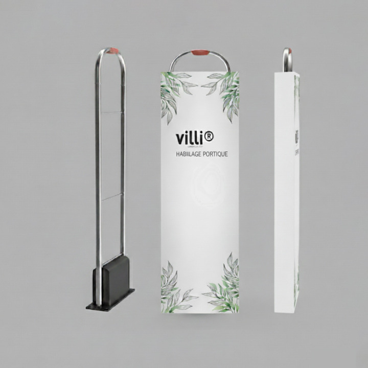 Totem habillage portique antivol