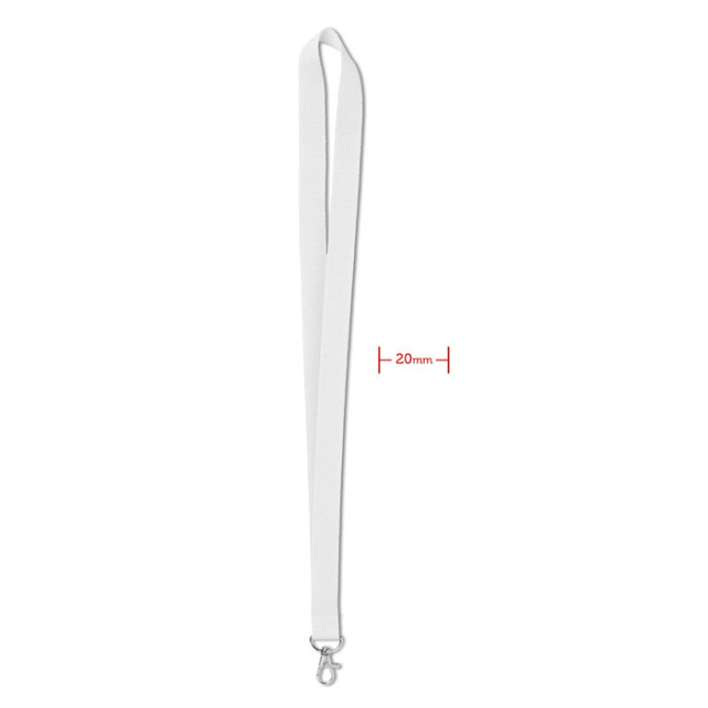 Tour de cou 20 mm Blanc