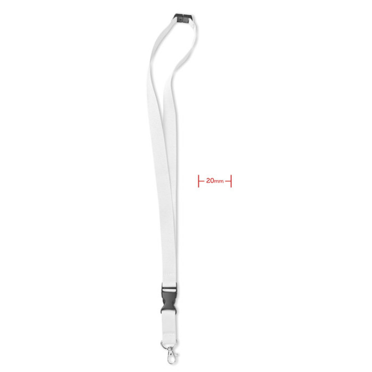 Tour de cou 20 mm Blanc
