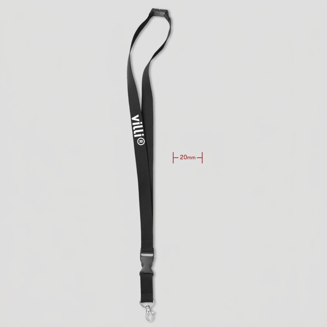 Tour de cou 20 mm  Boucle détachable