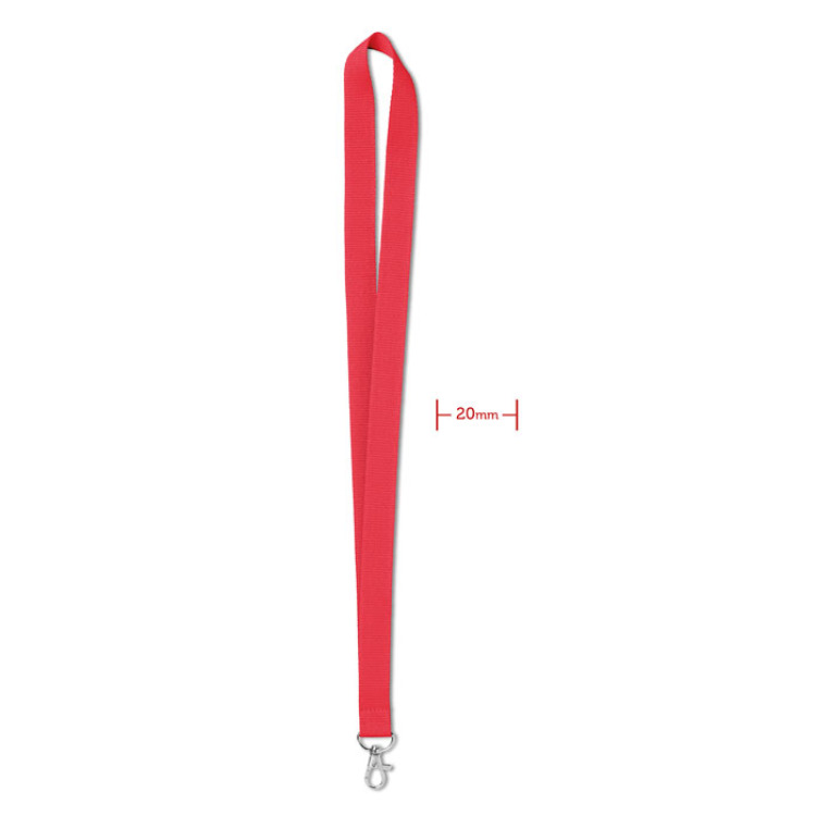 Tour de cou 20 mm Rouge