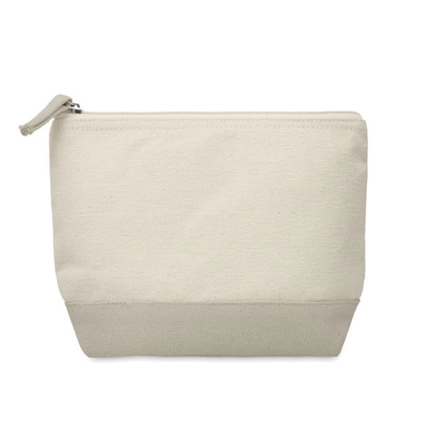 Trousse en coton bicolore Corde