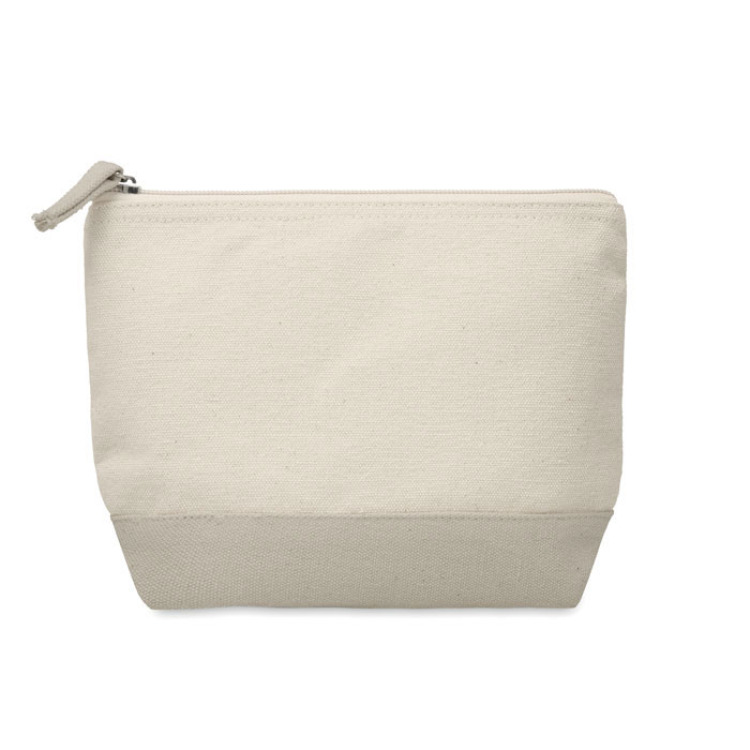 Trousse en coton bicolore Corde