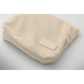 Trousse en velours c&ocirc;tel&eacute; Beige