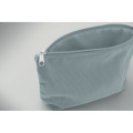 Trousse en velours c&ocirc;tel&eacute; Bleu B&eacute;b&eacute;
