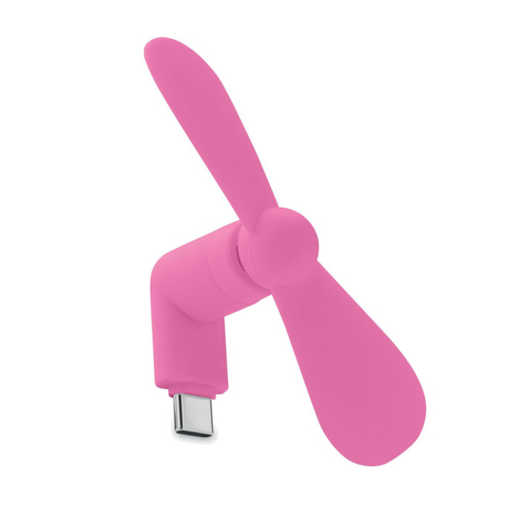 Ventilateur USB portable Fuchsia