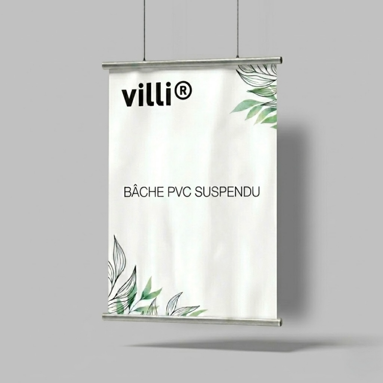 Visuel suspendu | B&acirc;che
