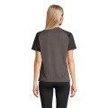 VORTEX WOMEN RAGLAN Black/Charcoal Grey L